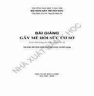 Bài Giảng Gây Mê Hồi Sức Pdf